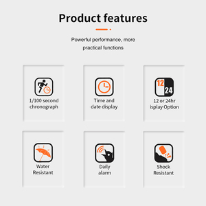 Tốt nhất bán Chất lượng cao tùy chỉnh thể thao Marathon đua Đồng hồ bấm giờ nhựa cầm tay Bộ nhớ kỹ thuật số Chronometer Logo điện tử - Product Image 6