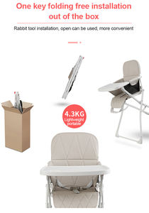 <span class=keywords><strong>Chaise</strong></span> pour enfants moderne, mobilier en plastique pour bébé, <span class=keywords><strong>chaise</strong></span> haute et siège <span class=keywords><strong>rehausseur</strong></span> multifonctionnel, sécurité pour bébé <span class=keywords><strong>de</strong></span> 6 à 36 mois, <span class=keywords><strong>chaise</strong></span> d'alimentation pour bébé - Product Image 4