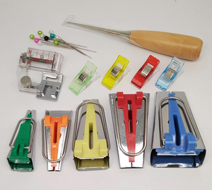 <span class=keywords><strong>Bias</strong></span> <span class=keywords><strong>Tape</strong></span> Makers <span class=keywords><strong>Kit</strong></span> Với May Awl Bead Needles Điều Chỉnh Binder Clip Gỗ Awl Foot Press Thực Tế <span class=keywords><strong>Bias</strong></span> <span class=keywords><strong>Tape</strong></span> <span class=keywords><strong>Maker</strong></span> Set - Product Image 5