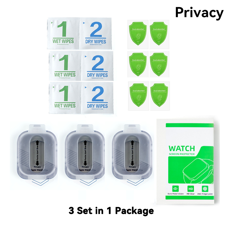 Ensemble de 3 pièces Privacy avec emballage