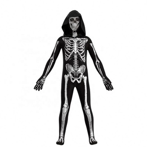 Disfraz de Halloween de Esqueleto Terrorífico Unisex, Trajes de Espectáculo para Adultos, Conjuntos de Ropa Superior para Niños, Venta al por Mayor, ¡Gran Demanda! - Product Image 6