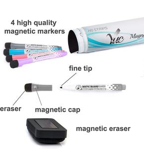 Autocollant magnétique pour réfrigérateur de forme personnalisée, bloc-notes, aimant en caoutchouc résistant, réutilisable, durable, imperméable - Product Image 5