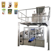 Machine d'emballage automatique rotative de sac à fermeture éclair avec pochette préfabriquée