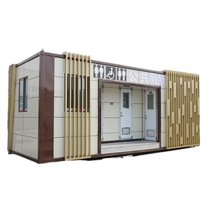 Toilettes portables extérieures modernes en bois écologiques pour les attractions touristiques - Product Image 2
