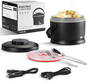 Nouvelles boîtes à <span class=keywords><strong>lunch</strong></span> chauffantes pour voiture 12V 24V, chauffe-aliments électrique portable, boîte à <span class=keywords><strong>lunch</strong></span>, lonchera eléctrica para <span class=keywords><strong>auto</strong></span> y casa - Product Image 1