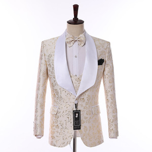 Newly Designed High-quality <strong>Men's</strong> Three-piece Groomsmen <strong>Costume</strong> Wedding Dress Suit Set Slim Korean Formal Dress - Product Image 2