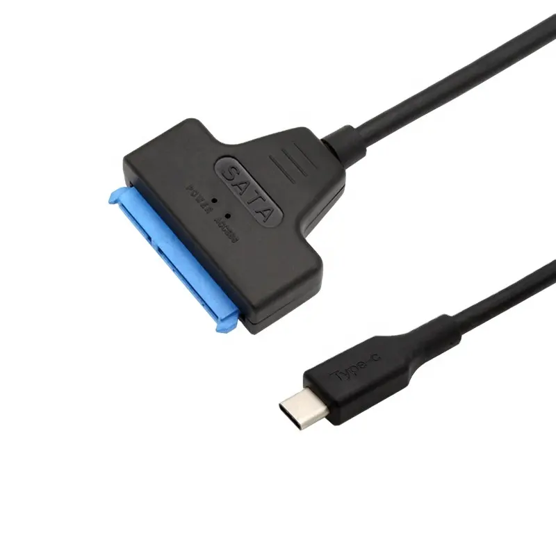 Kabel Data adaptor, kabel Data Hard Drive USB Tipe C 3.0 ke Sata SATE ke USB Tipe c