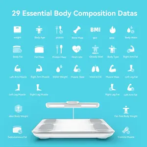 Analyseur de graisse corporelle à impédance bioélectrique Welland Machine d'analyse de la composition corporelle pour le fitness