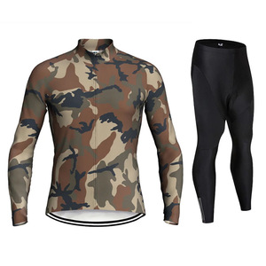 Completo da Ciclismo Unisex a Maniche Lunghe, Maglia Antivento e Traspirante per MTB e Bici da Strada, Personalizzazione Logo e Acquisti all'Ingrosso Disponibili - Product Image 5