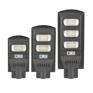 Remote Control Automatic Rardar Sensor Street Light Outdoor LED Solar Power Saving Light High Brightness Waterproof IP65 12V/24V
