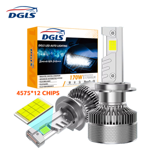 DGLS Venta caliente 85W X42 Led Faros Bombilla Luces LED Auto Luces Led Canbus H4 H7 HB3 HB4 Luz Led 9005 Bombilla de faro Led - Product Image 1