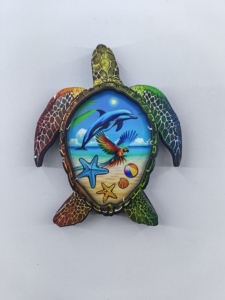 Imán de nevera de madera personalizado con logotipo, recuerdo turístico de la selva tropical australiana de Tenerife - Product Image 3