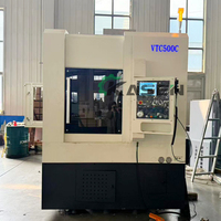 Mini tour CNC vertical VTC500, tour vertical de haute précision pour le travail de petites pièces