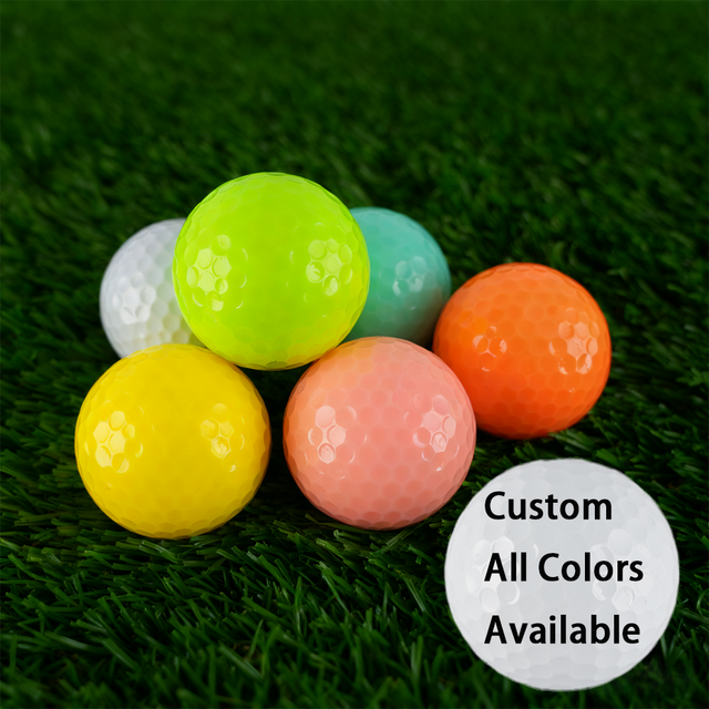 Custom Color Personalized Tour Golf Balls 2 3 4 Layer Urethane Surlyn Colored Golf Ball  with Tour Performance