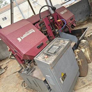 <span class=keywords><strong>Scie</strong></span> à ruban automatique d'occasion GZK4230 avec vis de serrage mécanique à angle réglable pour la découpe de petits tuyaux en acier - Product Image 1