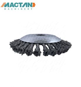 Cepillo de alambre de acero para eliminación de óxido, herramientas de corte, cabezal para desbrozadora, cepillo para maleza, herramientas de jardín - Product Image 4