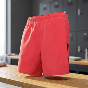 Short de sport décontracté pour homme, séchage rapide, respirant, avec cordon de serrage, en polyester uni, grande taille, personnalisable avec logo OEM, idéal pour la gym et la course à pied, collection 2026 - Product Image 1