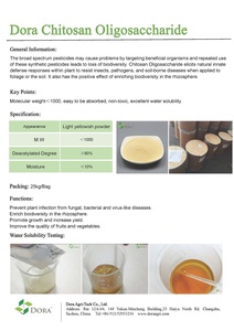 Dora Powder Bio Elicitor Chitosan, Fertilizante Biológico de Oligosacáridos Naturales Solubles en Agua para el Control de Enfermedades - Product Image 6