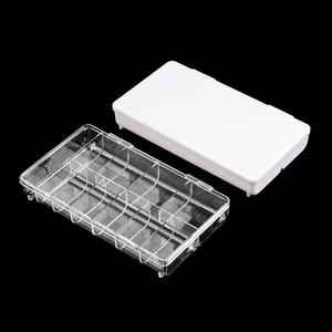 11 Grid <b>Nail</b> Art Storage Box 500Pcs Transparent Plastic Empty <b>Nail</b> Tips Salon Manicure Organizer Jewelry Display Tool <b>Case</b> - Product Image 4