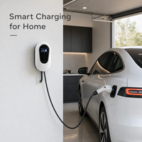 Bornes de recharge murales Wallbox pour véhicules électriques, chargeur de voiture électrique 32A GB/T 7KW, chargeur de voiture électrique Tuya 7 kW