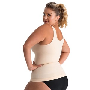 Tops de compresión sin costuras de Color sólido europeo y americano para mujer, chaleco transpirable de belleza para mujer - Product Image 6
