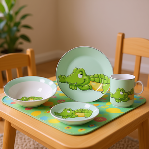 Vajilla Infantil Ritzenhoff & Breker Happy Zoo Cocodrilo, Juego de 3 Piezas para Niños - Product Image 3