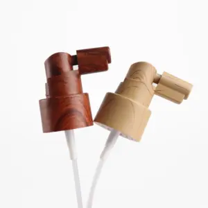 Pulvérisateur nasal à imitation grain de bois imprimé par transfert d'eau Pulvérisateur de rince-bouche à pompe buccale