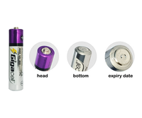 Pila Seca de Carbono Zinc 1.5v UM4 R03 Tipo AAA Micro Max Power de Alta Resistencia para Juguetes/Relojes/Controles Remotos