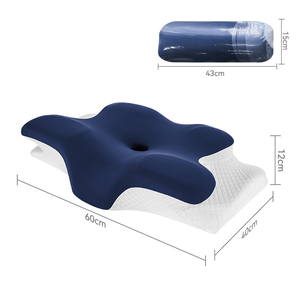 Orthopaedic <b>Neck</b> Pain Made of Memory Foam <b>Neck</b> Support <b>Pillow</b> Ergonomic Head <b>Pillow</b> Side Sleeper <b>Pillow</b> White - Product Image 4