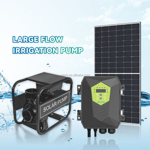 Pompa Air Tenaga Surya Veichi Otomatis AC/DC Hybrid 1Hp 2Hp 3Hp Aliran Besar Tekanan Tinggi Sentrifugal Permukaan untuk Irigasi - Product Image 3