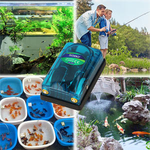 Vente en gros Qualité Resun Silencieux <span class=keywords><strong>Aquarium</strong></span> Pompe À <span class=keywords><strong>Air</strong></span> Songbao SB-248A SB-348A Mini Portable Fish Tank Oxygène Écologique En Plastique - Product Image 5