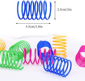 Kinghon Hunting Kitten <b>Toys</b> Tree Sturdy Heavy Plastic Colorful Springs <b>Cat</b> <b>Interactive</b> & Movement <b>Toys</b> - Product Image 3