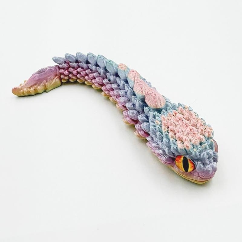 13.5cm candy color rock snake