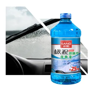 Sanvo tube glass car cleaner sponge window scraper car window shiner spray Car windshield glass oil film Glass Cleaner
