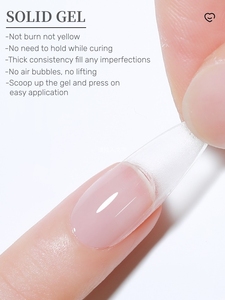 YaueautyNails oliolid Gel lulue Ed AMP 30-60S asy dhdhesive Oak FF AIL lue o Full over el AIL sobre AIL IPS el lulue - Product Image 4