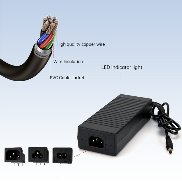 Power Adapter 100W 120w 150w 180w 240w 360w Power Supply 12v 24v 36v 8.33a 4.16a 10a 5a Adaptor Ac Dc Desktop Power Adapters