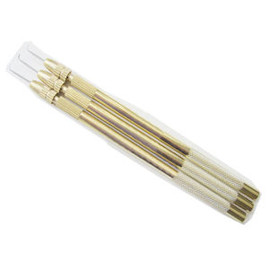 Support de ventilation professionnel pour <span class=keywords><strong>perruque</strong></span> en Bronze avec 3 broches, aiguille de ventilation pour la fabrication de <span class=keywords><strong>perruque</strong></span>, Crochet, Crochet, outils - Product Image 1