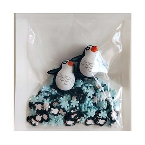 Mezcla de <span class=keywords><strong>arcilla</strong></span> polimérica pingüino copo de nieve rebanadas SprinklesMixed figuras de pingüinos para DIY decoración de Navidad relleno de limo - Product Image 2