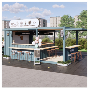 Nhà lắp ghép <span class=keywords><strong>container</strong></span> <span class=keywords><strong>20FT</strong></span> bán chạy, kiểu mô-đun, thích hợp làm quán cà phê và phòng tập thể dục - Product Image 3