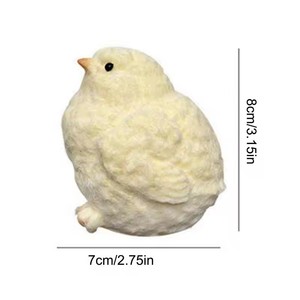 Jouet à presser en silicone jaune fait main, en forme de poulet géant, poussin mignon, poule Taba, cadeau amusant, poussin moelleux - Product Image 6