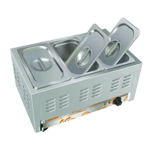 Commercial stainless steel restaurant equipment hot bain marie/ 3 basins pans electric Bain-Marie VB-3