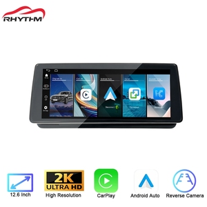 วิทยุติดรถยนต์ Rhythm ขนาด 12.6 นิ้ว ติดตั้งง่าย รองรับ Wireless CarPlay Android Auto ระบบ Linux เชื่อมต่อ Bluetooth สำหรับรถยนต์ BMW ซีรีส์ 3 รุ่น E90/E91/E92/E93 ปี 2006-2010 - Product Image 1