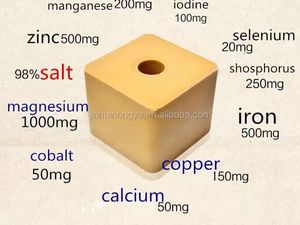 Composto di processo sale nutriente minerale mattoni per bovini ovini essenziale oligoelemento mattoni per la zootecnia - Product Image 3