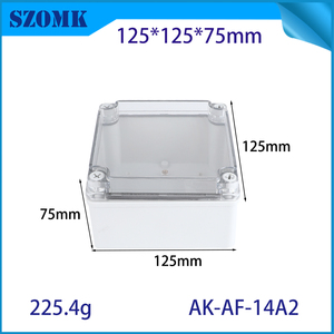 125x125x75mm ngã ba điện tử bao vây hộp ABS nhựa vít IP67 không thấm nước Hộp thiết bị đầu cuối với PC bìa trong suốt - Product Image 6