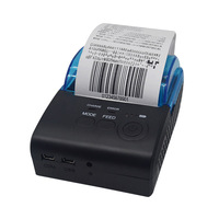 Imprimante thermique directe de reçus de codes-barres Coditeck ZJ 5805 58 mm avec résolution 203 dpi, design mini portable