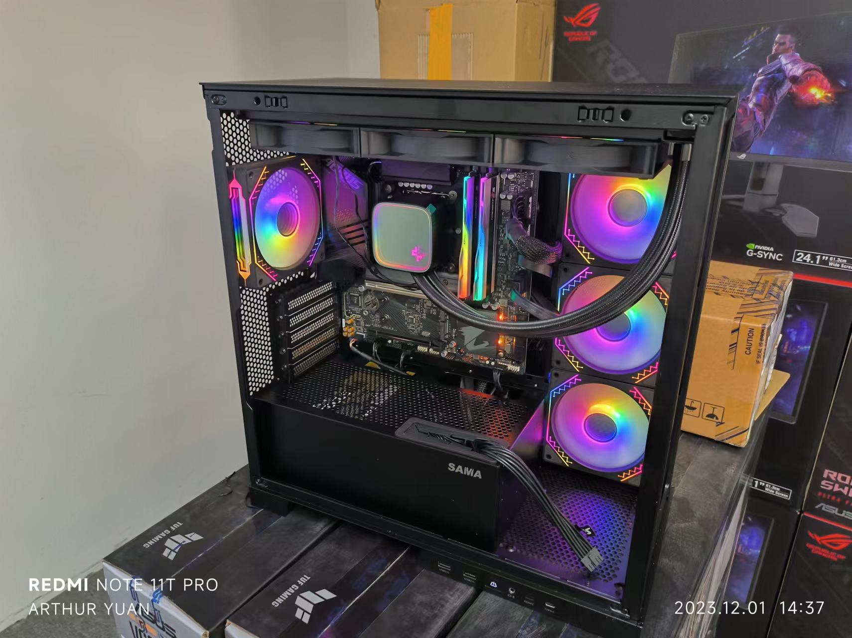 新库存蓝宝石硝基+ AMD Radeon RX 7800 XT 16gb OC游戏显卡GPU rx