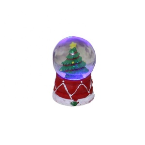 Christmas Small <b>Glowing</b> Glass Crystal <b>Ball</b> Decoration Christmas Desktop Ornament - Product Image 5
