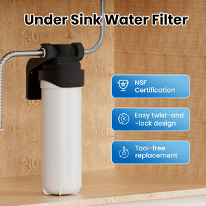 Under <strong>Sink</strong> <strong>Water</strong> <strong>Filter</strong> Reduces Lead Chlorine Bad Taste Odor <strong>Water</strong> <strong>Filter</strong> for <strong>Sink</strong> Faucet Direct Connect to Kitchen Faucet - Product Image 2
