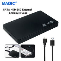 Boîtier Externe USB 3.0 ABS pour Disque Dur SSD SATA 2,5 Pouces