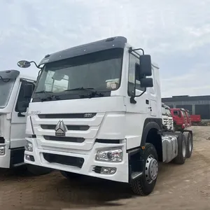 371HP Sinotruk Howo caminhão de segunda mão usado Howo caminhão trator com 10 rodas em boas condições